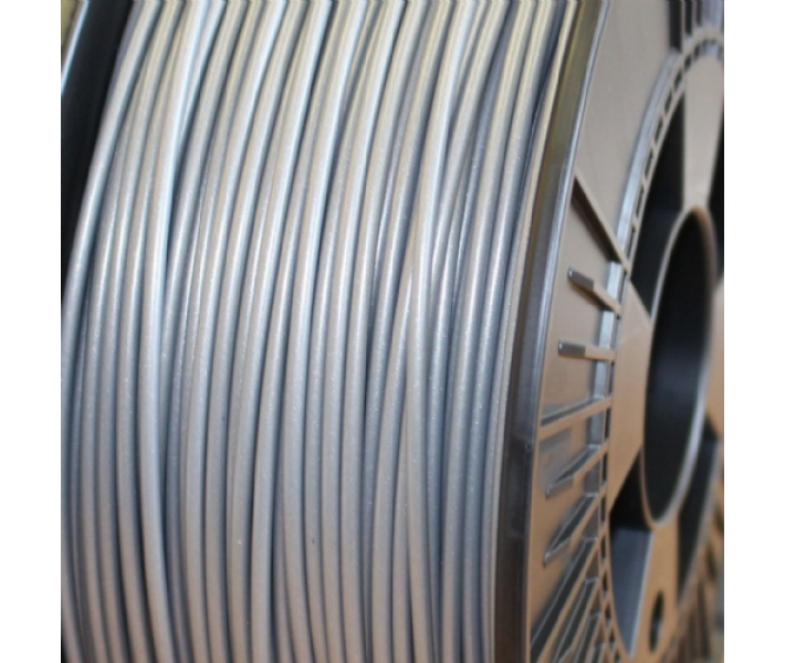 ABS filament 3DDevice silver 2.85 / 3.00 mm, 1 kg