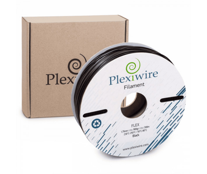 FLEX 90 пластик Plexiwire 0.9 кг 1.75 мм Черный