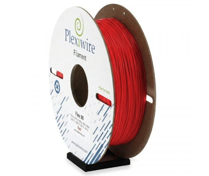 FLEX 90 filament Plexiwire 0.6 kg 1.75 mm Red