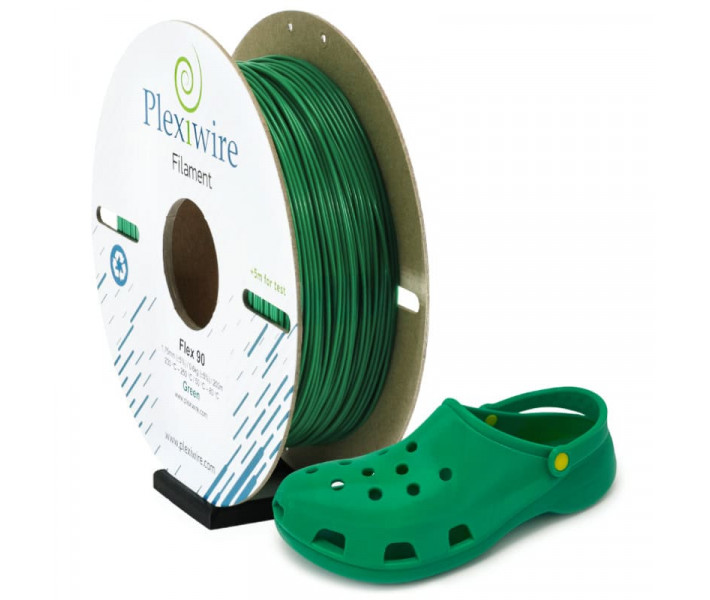 FLEX 90 пластик Plexiwire 0.9 кг 1.75 мм Зелений
