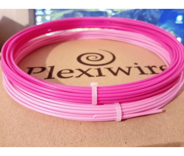 PLA пластик Plexiwire 0.9 кг 1.75 мм Рожевий