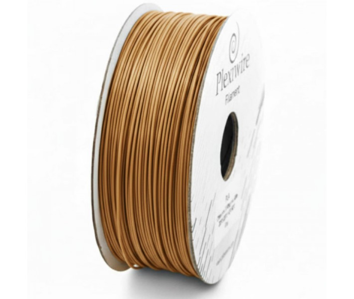 PLA пластик Plexiwire 0.9 кг 1.75 мм Бронзовий
