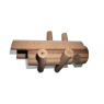 Wood Дерев’яний пластик 3DDevice світле дерево 1,75 mm, 1 кг