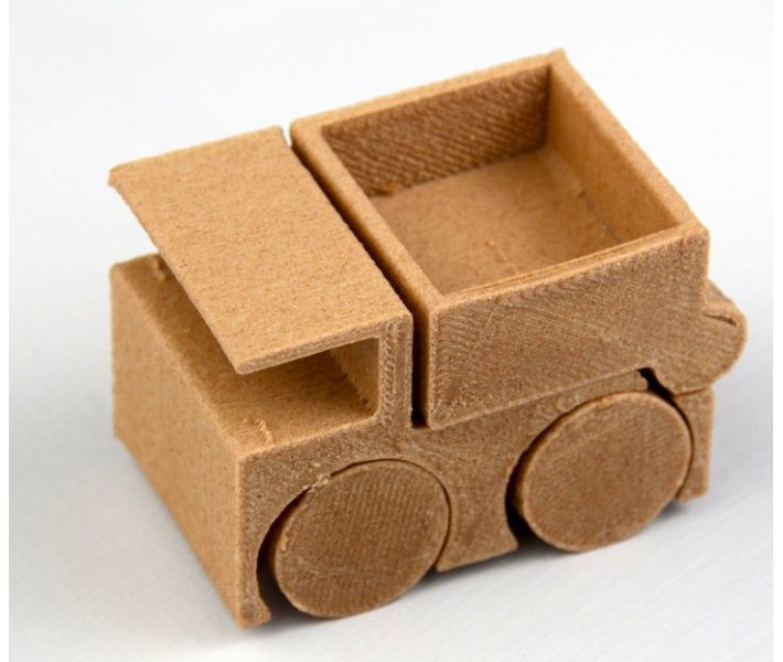 Wood Дерев’яний пластик 3DDevice світле дерево 1,75 mm, 1 кг