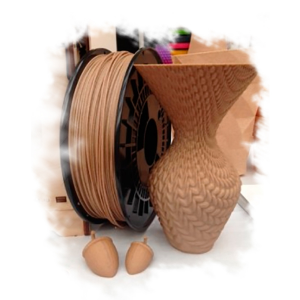 Wood Plastic 3DDevice Light Wood 1.75 mm, 1 kg