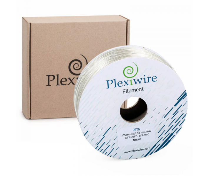 PETG пластик Plexiwire 1,75 мм 0,9 кг натуральный