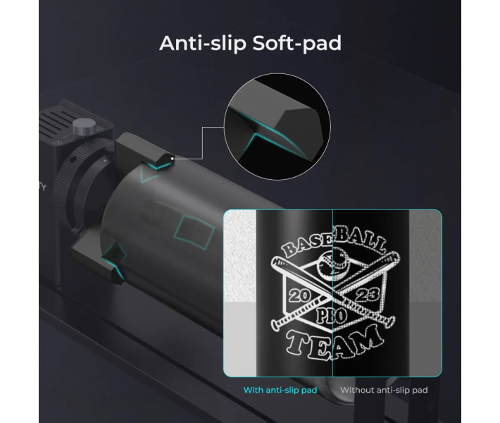 Creality Rotary Kit Pro для гравировки изогнутой поверхности Creality Rotary Kit Pro для гравировки изогнутой поверхности