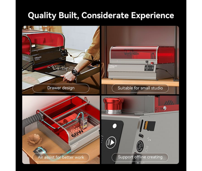Creality Falcon2 Pro 60W Laser Engraver & Cutter Creality Falcon2 Pro 60W Laser Engraver & Cutter