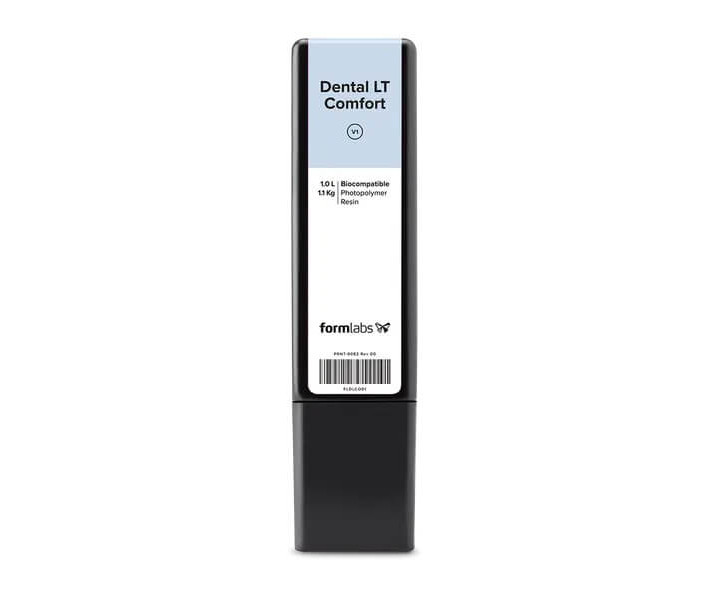 Formlabs Dental LT Comfort Resin Form 3 Cartridge, 1L, 1.1 kg