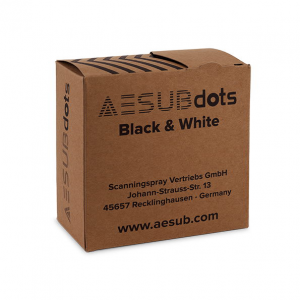 AESUBdots black&white, мітки для 3D сканера