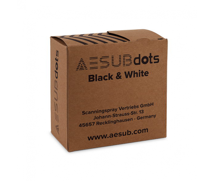 AESUBdots black&white, targets for 3D scanner AESUBdots black&white, targets for 3D scanner