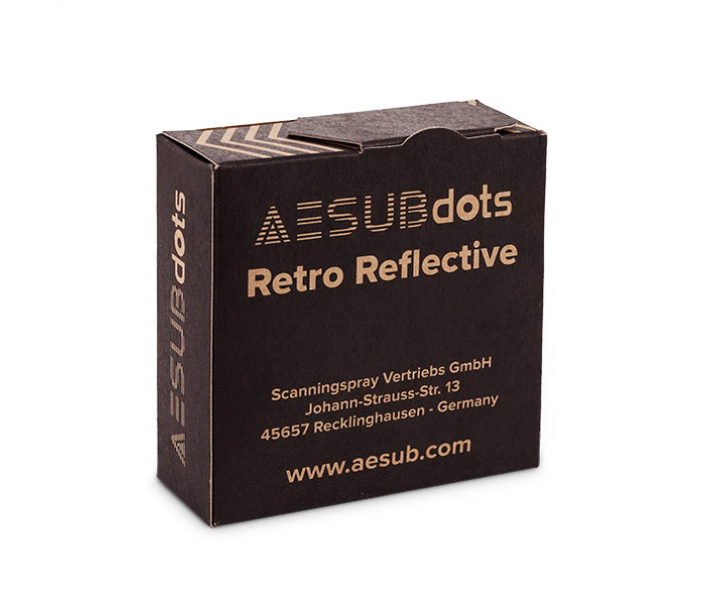AESUBdots Retro Reflective Permanent targets, 3000 pcs. AESUBdots Retro Reflective Permanent targets, 3000 pcs.
