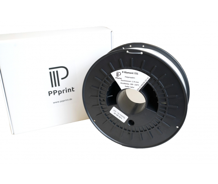 P-filament 721 (Полипропилен) пластик PPrint 1,75 мм 0,6 кг P-filament 721 (Полипропилен) пластик PPrint 1,75 мм 0,6 кг