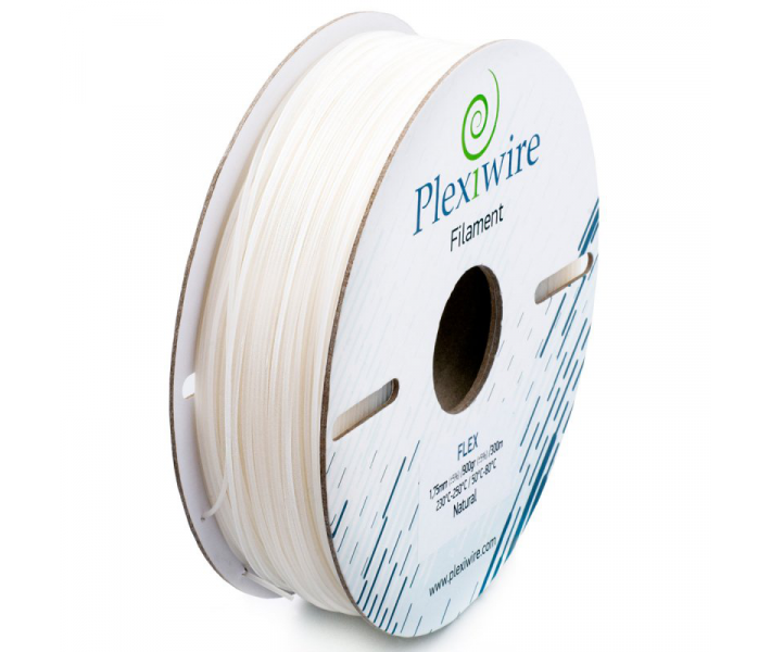 FLEX пластик Plexiwire 1,75 мм 0,9 кг натуральний FLEX пластик Plexiwire 1,75 мм 0,9 кг натуральний