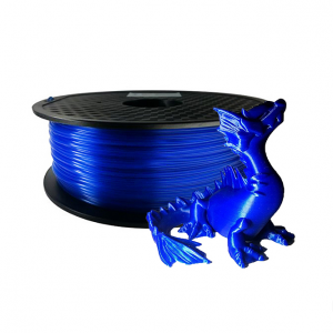 PLA пластик KLEMA 1,75 мм, 1 кг, прозоро-синій