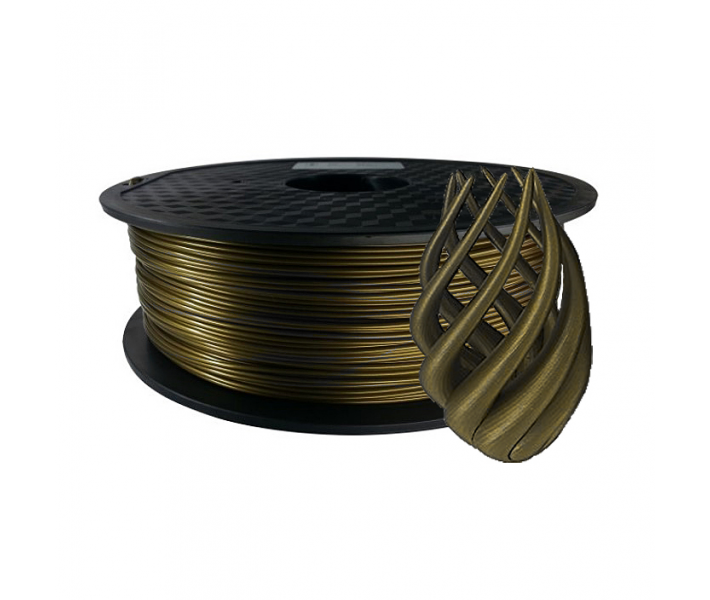 PLA пластик KLEMA 1,75 мм, 1 кг, бронзовый PLA пластик KLEMA 1,75 мм, 1 кг, бронзовый