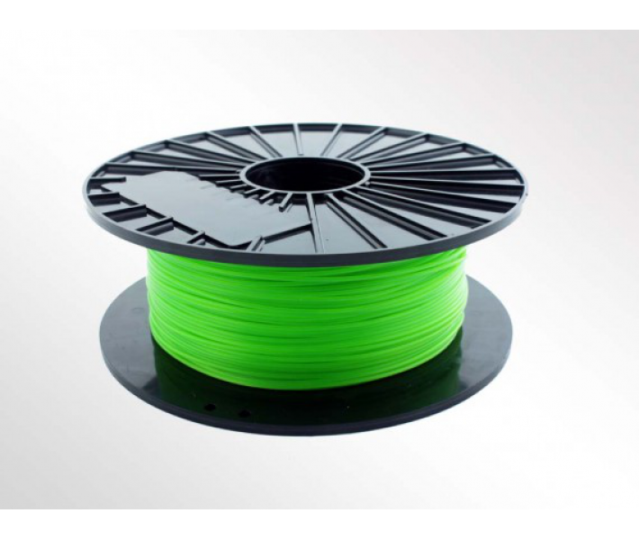 PLA plastic 3DDevice green transparent 1.75 mm, 1 kg