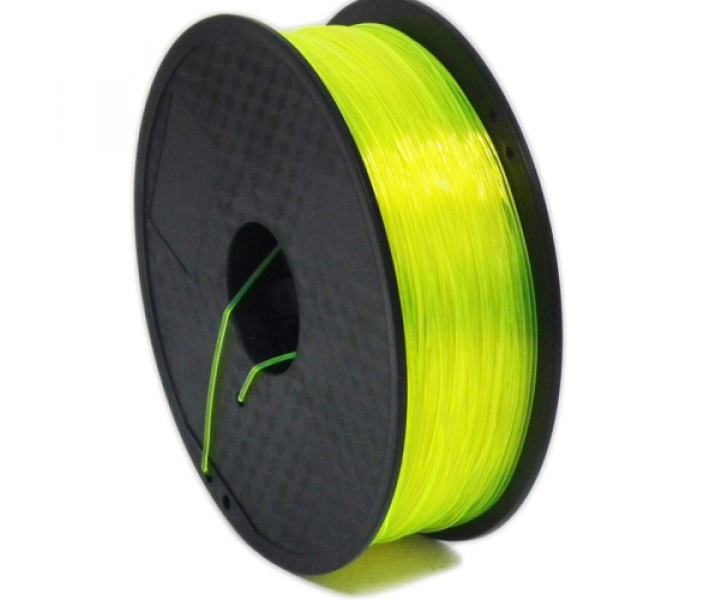 PLA пластик 3DDevice желтый прозрачный  1,75 mm, 1 кг