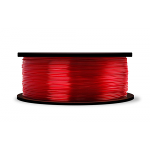 PLA пластик 3DDevice червоний прозорий 1,75 mm, 1 кг