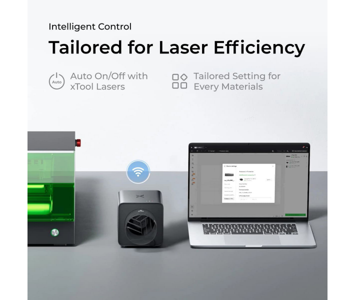 xTool SafetyPro™ IF2 V1.1 Hyper Flow високопродуктивний канальний вентилятор xTool SafetyPro™ IF2 V1.1 Hyper Flow високопродуктивний канальний вентилятор