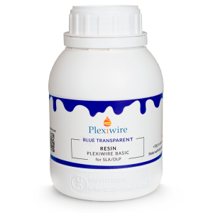 Plexiwire Resin Basic, 0.5 kg, Blue Transparent