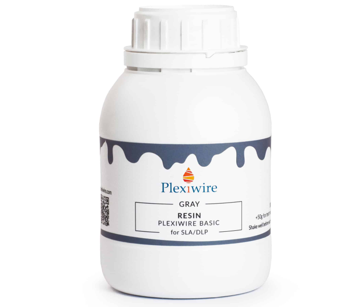 Plexiwire Resin Basic, 0.5 kg, Gray Plexiwire Resin Basic, 0.5 kg, Gray