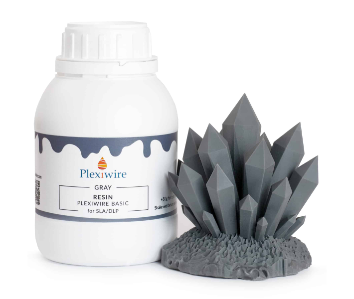 Plexiwire Resin Basic, 0.5 kg, Gray