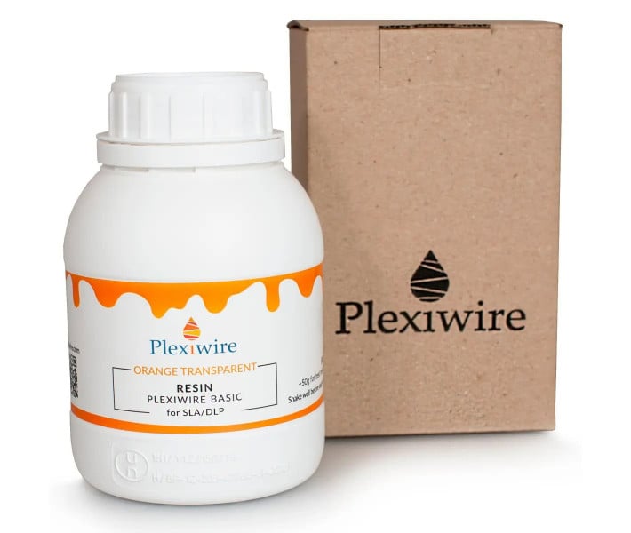 Фотополімерна смола Plexiwire resin basic 0.5 кг помаранчевий прозорий