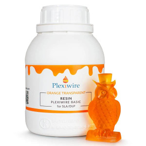 Фотополімерна смола Plexiwire resin basic 0.5 кг помаранчевий прозорий
