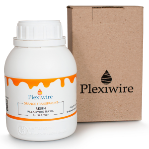 Plexiwire Resin Basic, 0.5 kg, Orange Transparent