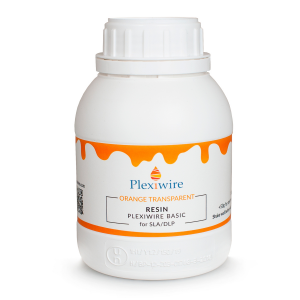 Plexiwire Resin Basic, 0.5 kg, Orange Transparent