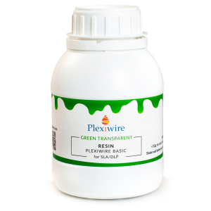 Фотополімерна смола Plexiwire resin basic 0.5 кг зелений прозорий
