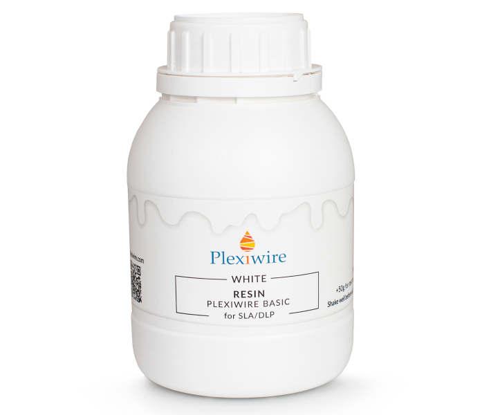 Фотополімерна смола Plexiwire resin basic 0.5 кг білий Фотополімерна смола Plexiwire resin basic 0.5 кг білий