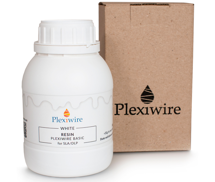 Фотополімерна смола Plexiwire resin basic 0.5 кг білий Фотополімерна смола Plexiwire resin basic 0.5 кг білий