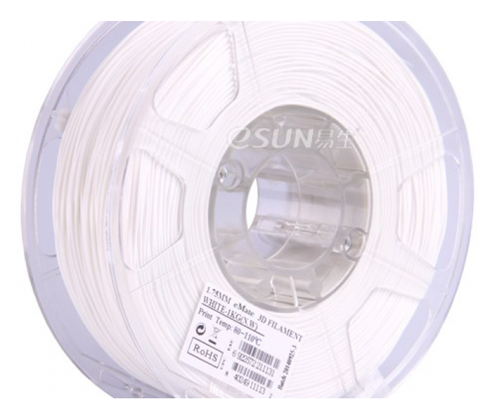 eMATE (PLC, Поликапролактон) ESUN черный 1,75 mm eMATE (PLC, Поликапролактон) ESUN черный 1,75 mm