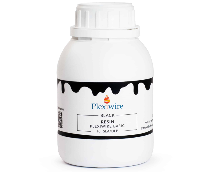 Фотополимерная смола Plexiwire resin basic 0.5 кг черный