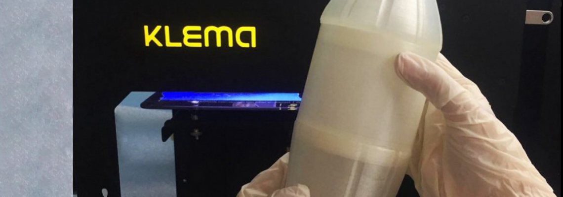 3D печать бутылки на принтере KLEMA 250