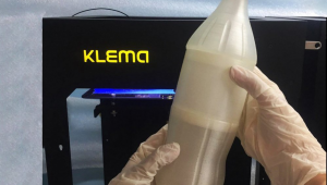 3D печать бутылки на принтере KLEMA 250