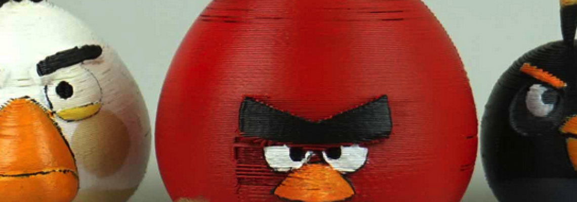 3D печать игрушкa! Angry Birds на 3D принтере 3D печать игрушкa! Angry Birds на 3D принтере