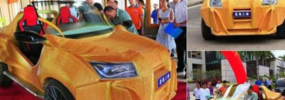 3D печать в китае! Китайский на печатаный автомобиль 3D печать в китае! Китайский на печатаный автомобиль