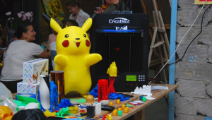 Пикачу на 3D принтере