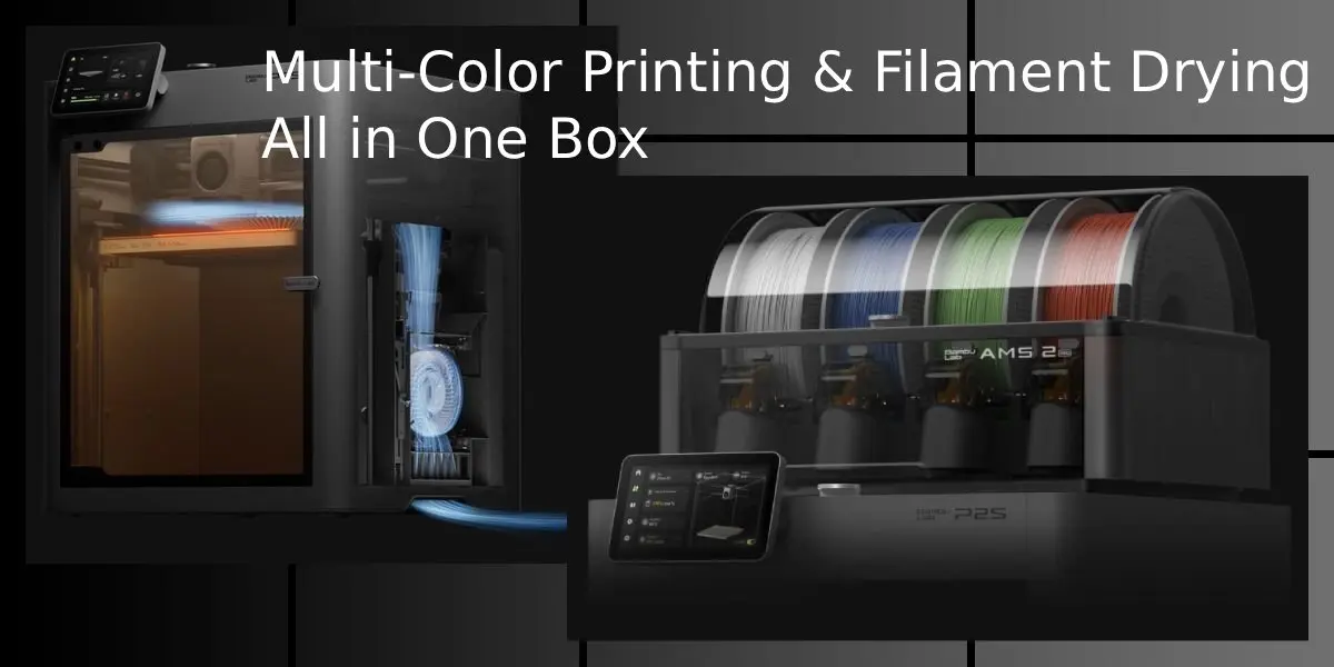 Bambu Lab P2S Combo 3D Printer, photo