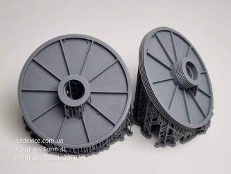Промислові котушки, SLA 3D-друк зі смоли Formlabs Tough 2000 Resin