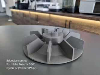 Крильчатка, SLS 3D-друк з порошку Nylon 12 на Formlabs Fuse