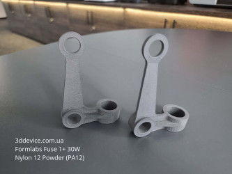 Важелі та тяги, SLS 3D-друк з порошку Nylon 12 на Formlabs Fuse