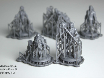 3D-друк фігурок, смола Tough 1500, Formlabs Form 4L