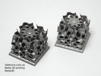 Виготовлення складних металевих деталей, SLM 3D-друк металом, Київ