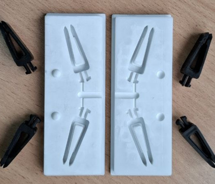 Инжекционное литье пластмасс в 3D-печатные формы