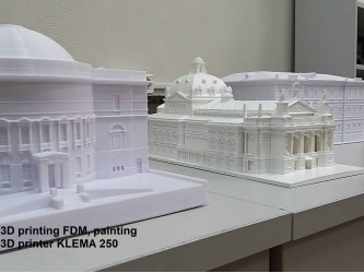 3D model from photo and 3D FDM printing, model of historical buildings of Kyiv and Lviv