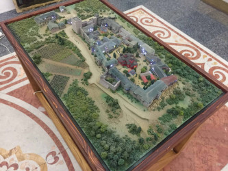 3D landscape diagram of Mount Athos